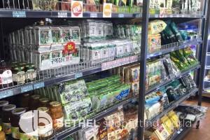 Korean Grocery Shop Shelving Outrigger Rack 4