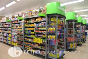 FoodWorks Supermarket Outrigger Shelving Fixtures g