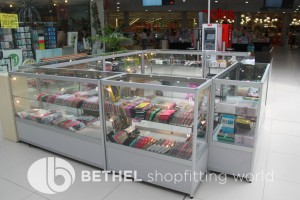 Mobile Kiosks Glass Display Counters Showcases 9