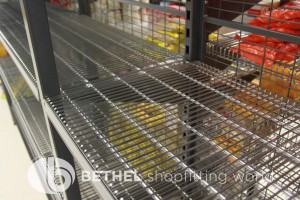 IGA Supermarket Outrigger Shelving Notched Grey 12