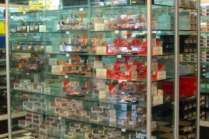 Hobby Store Shelving Glass Showcases Counters a