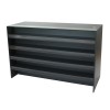 Counter With Confectionery Display Charcoal Grey