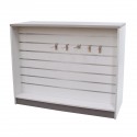 Slatwall Panel Display Retail Store Counter Grey Top (SW718)
