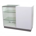 Retail Store Display Counters With Glass & Timber Door (SW716)