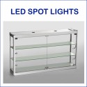 Wall Mounting LED DISPLAY CABINET 1200x250x600mm