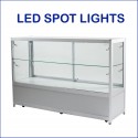 LED Glass Display Counters with Storage 900mm