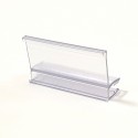 Glass Shelf Price Label Holder