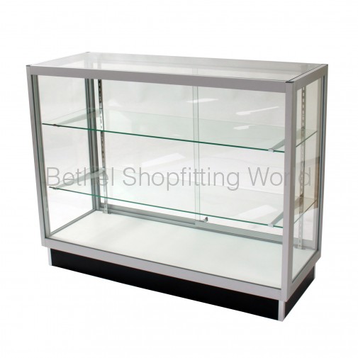 Extra Vision Glass Display Counter Sliver