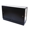 Extra Vision Glass Display Counter Black
