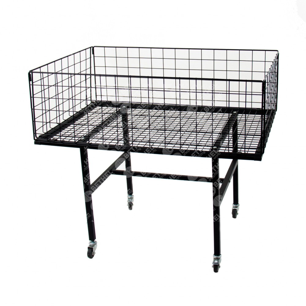 Collapsible Wire Display Table Black (SG-C08)