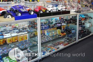 Hobby Store Shopfitting Glass Showcases Counters 07