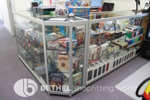 Games Shop Slat Wall Glass Showcases Counters 40