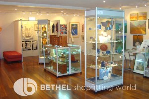 Museum Art Gallery Glass Display Cabinet ShowcasesB