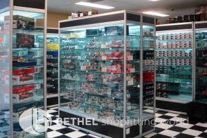 Hobby Store Shelving Glass Showcases Counters 07