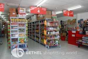 Indian Grocery Supermarket Shopfitting Shelving 01