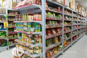 Indian Grocery Supermarket Shopfitting Shelving 16