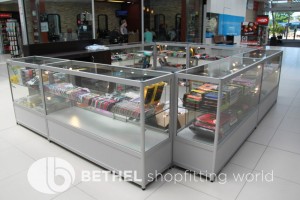 Mobile Kiosks Glass Display Counters Showcases 12