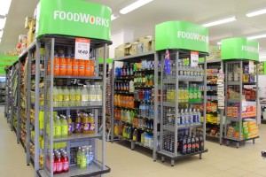 FoodWorks Supermarkets are a major player in the supermarket industry and we are proud given opportunity to work with some of best FoodWorks supermarket owners.
The photos here are from a number of FoodWorks supermarkets, shelving used here are:
SYS-E Outrigger Supermarket Shelving Hammertone...
