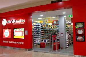 Bethel Shopfitting World has been working closely with Mr Vitamins to revamp the 2 stores at Chatswood and fitted out the brand new store in Ashfield Mall.
The shelving has been our Heavy Duty Pegboard Shelving and Custom Made to 670mm depth at 2230mm high, specially made chrome wire shelves....
